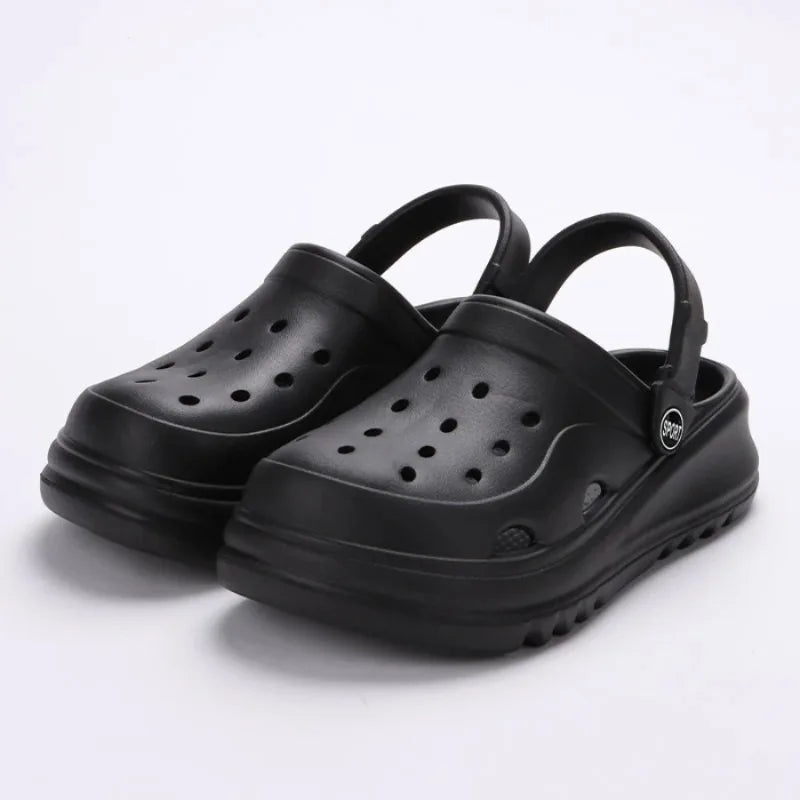 Women Summer 2024 Fashion Wedges EVA Sandals Slippers Chunky Platform Clogs Pull on Non Slip Beach Sandals Thick Bottom114 Shoes