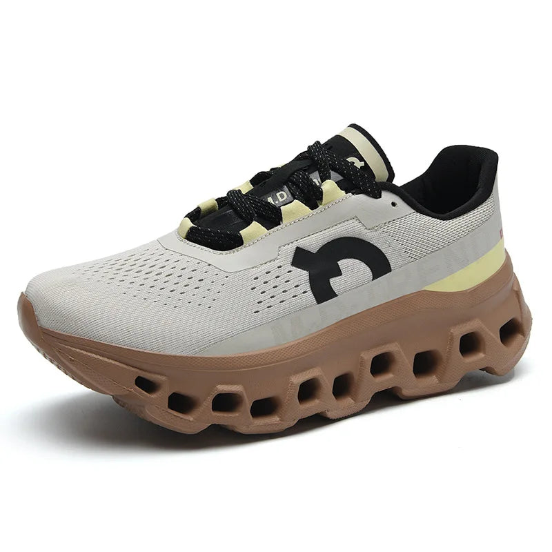 Outdoor Tennis Men Shoes Soft Sole Breathable Casual Sports Shoes Mesh Surface Breathable Cushioned Running Shoes Sneakers