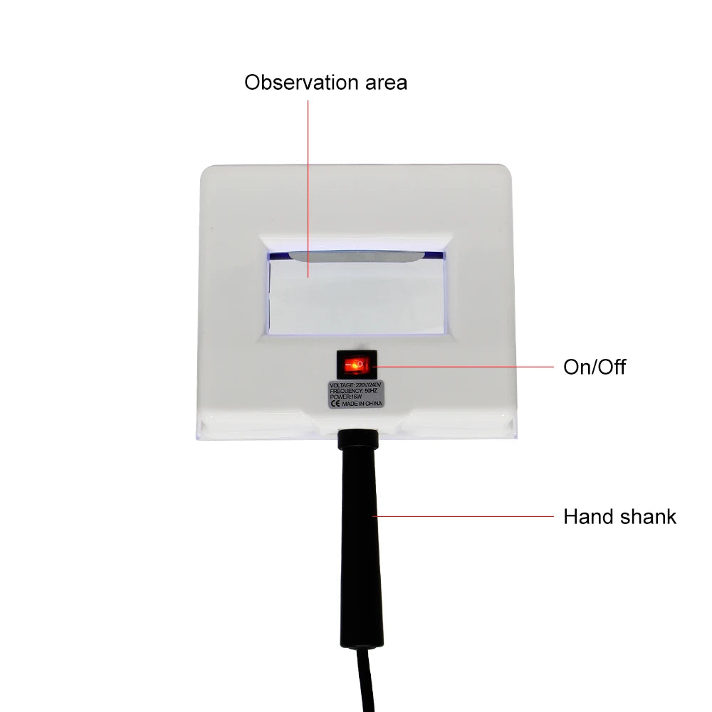 AOKO Wood UV Lamp Skin Appraisal Analyzer Facial Skin Vitiligo Testing Examination Magnifying Machine Greyness Skin Tinea