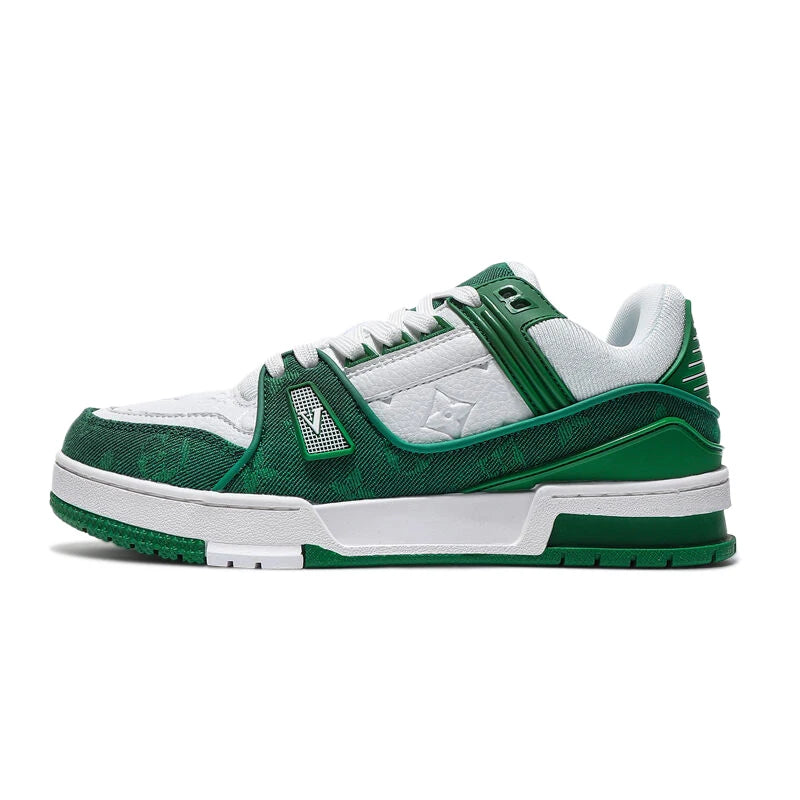 White shoes for men, all-match sneakers, thick-soled boys' pure white shoes, women's trendy shoes