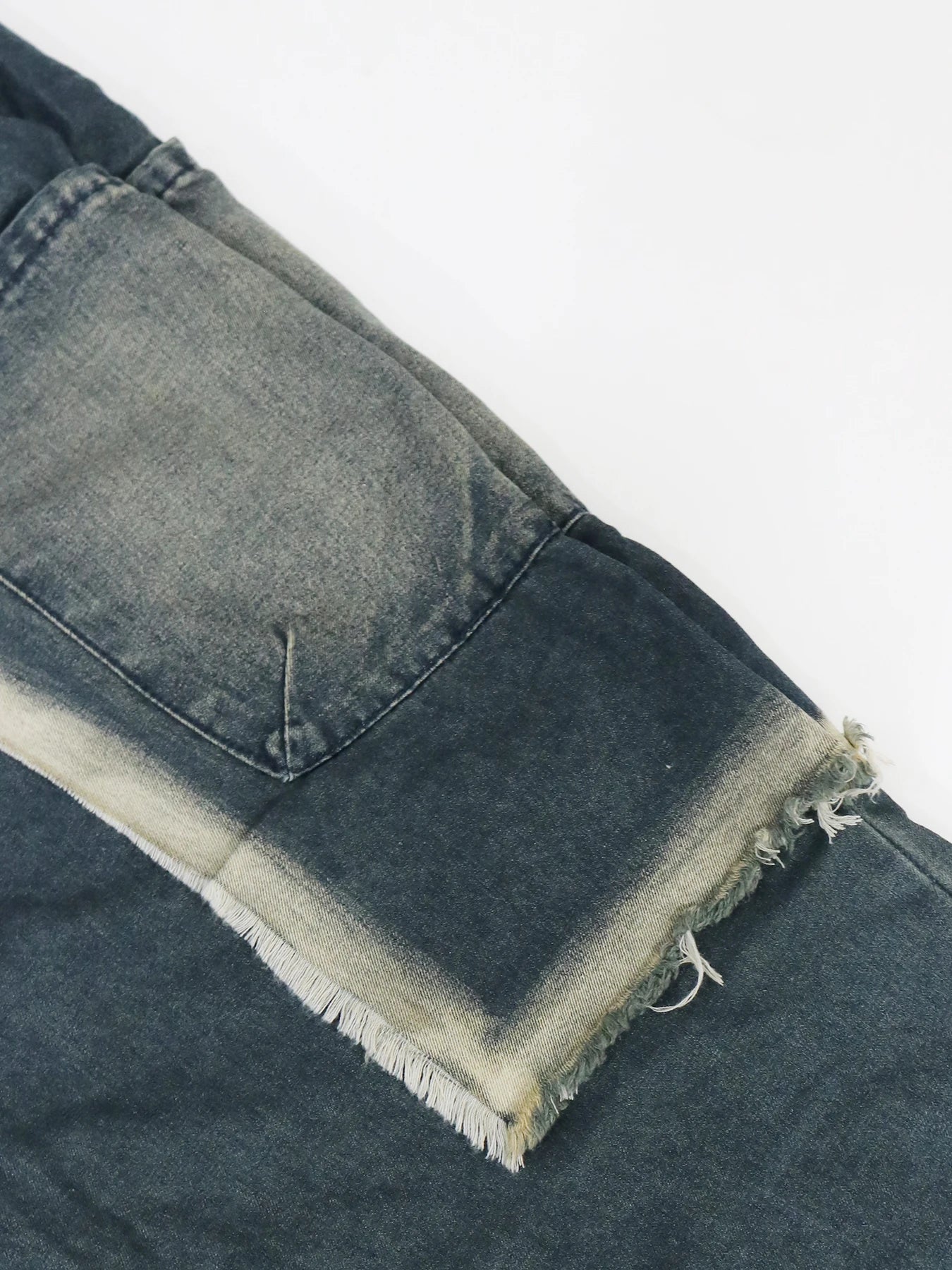 Jeans Women Harem Pants Hole Elastic Waist Tassels Washed Denim Pants Punk Y2k Streetwear 2025 Ripped Ankle Length Trousers