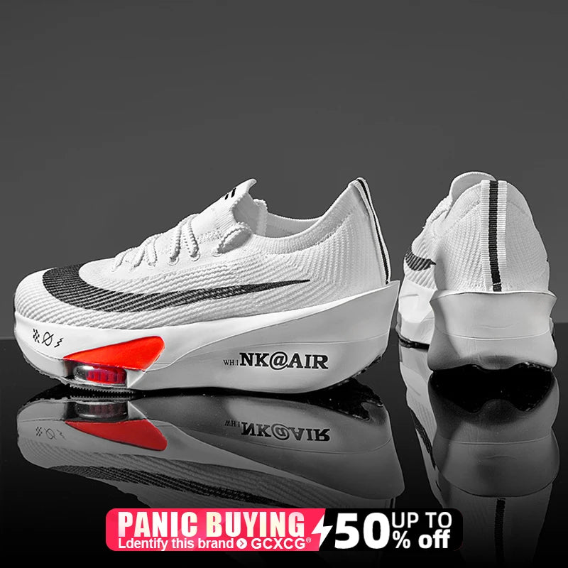Running Shoes Speciality Air cushion Marathon Men Sports Breathable Lightweight Women's Comfortable Athletic Nonskid Sneakers