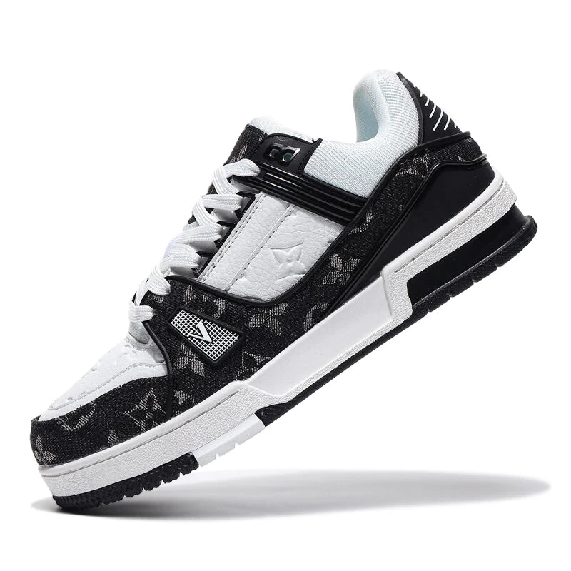 White shoes for men, all-match sneakers, thick-soled boys' pure white shoes, women's trendy shoes