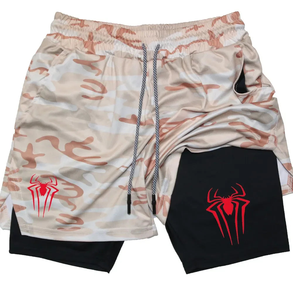 Summer Shorts Fashion And Leisure Comfortable Anime Gym Men And Women Comics Pattern Printing Fitness Trend Running Pants