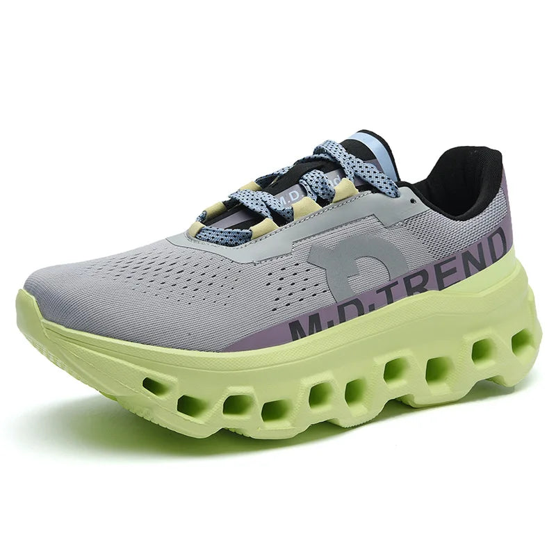 Outdoor Tennis Men Shoes Soft Sole Breathable Casual Sports Shoes Mesh Surface Breathable Cushioned Running Shoes Sneakers
