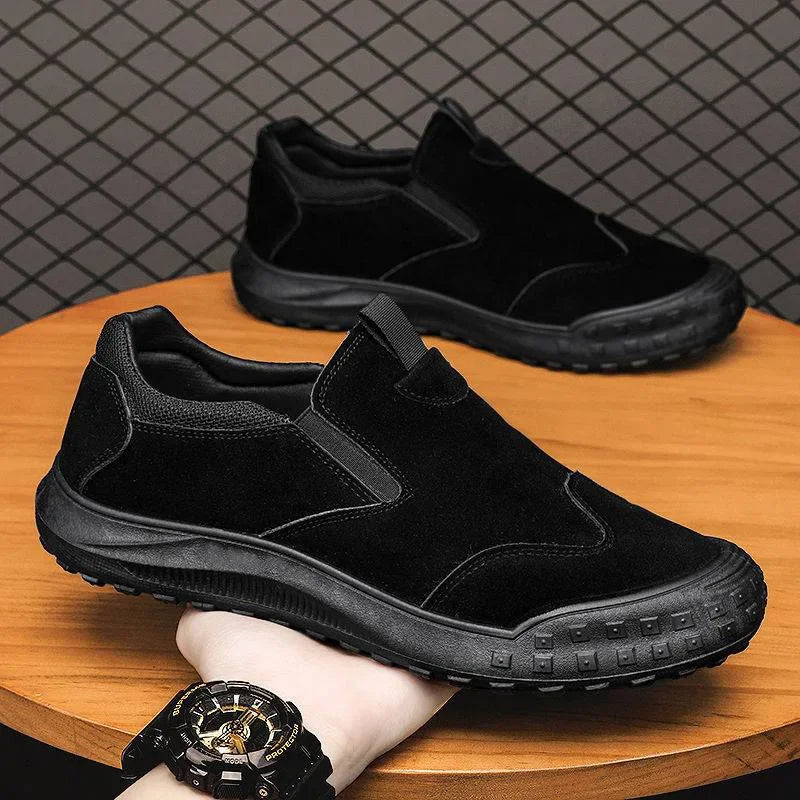 Lightweight Protective Sneakers Summer Breathable Men Work Shoes Safety Shoes Safety Steel Toe Shoes Warm and Trendy Flat Shoes