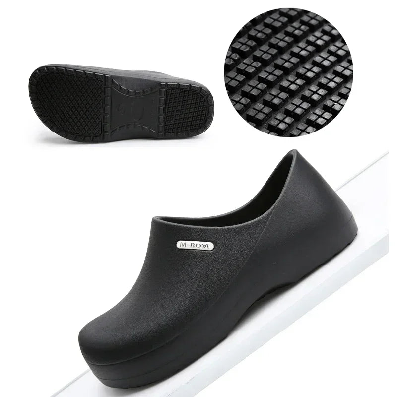 Men Chef Shoes Women Non-slip Waterproof Oil-proof Kitchen Nurse Shoes Work Cook Shoes Special Dance Shoes Zapatillas Hombre