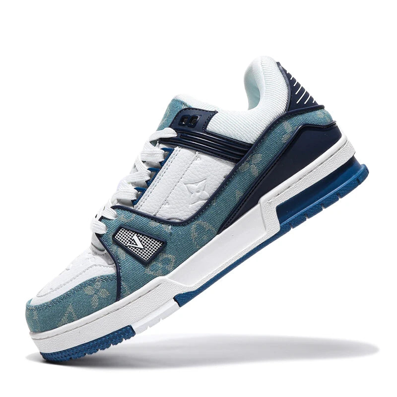 White shoes for men, all-match sneakers, thick-soled boys' pure white shoes, women's trendy shoes