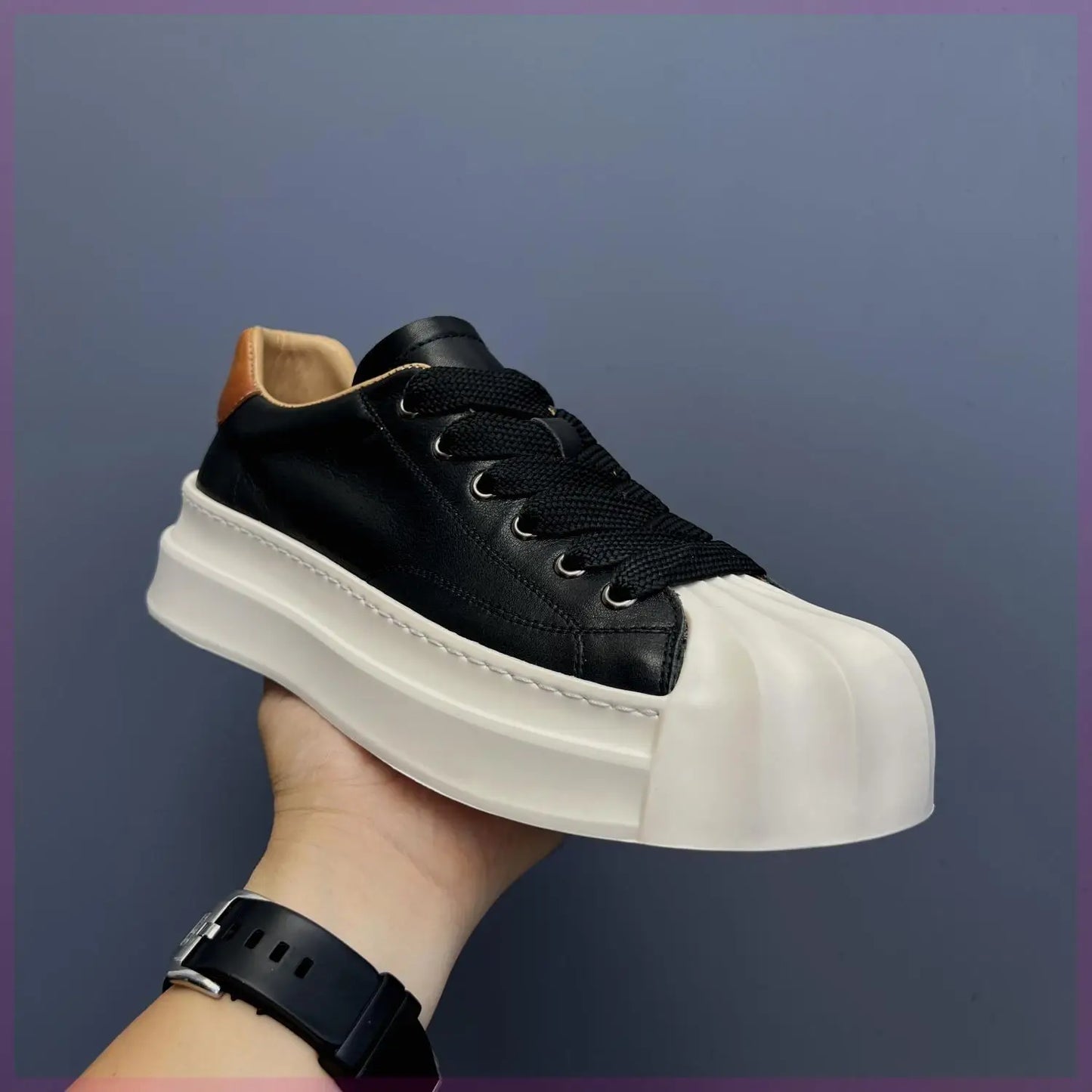 2025 Autumn Thickness All-Match Casual Low-Cut Fashion Shell Toe Men's Sneakers Shoes