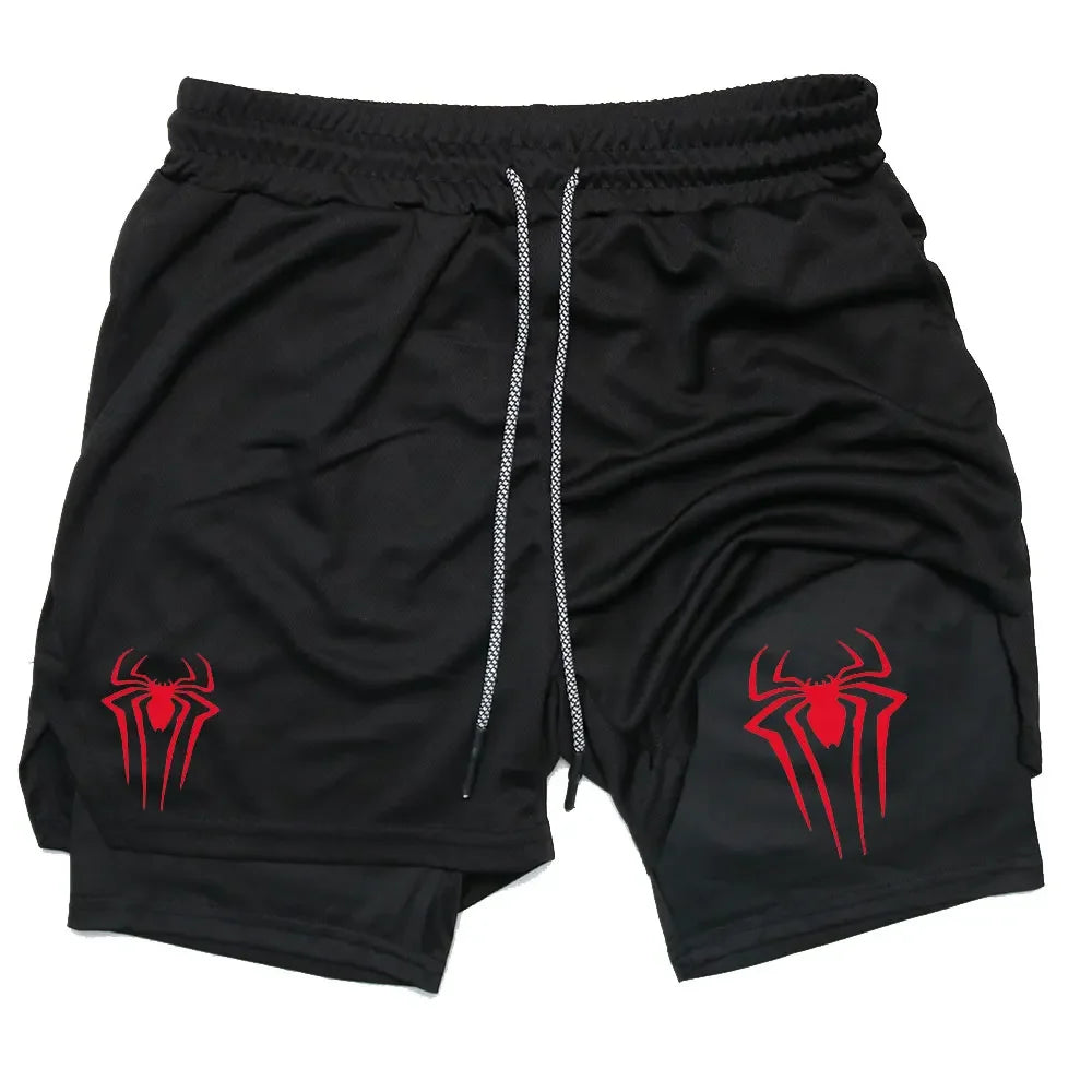 Summer Shorts Fashion And Leisure Comfortable Anime Gym Men And Women Comics Pattern Printing Fitness Trend Running Pants