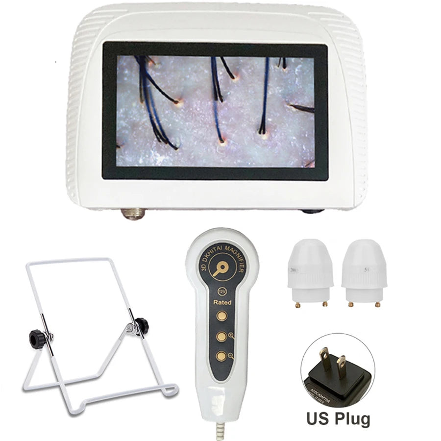 50/200X Charging Scalp Detector Digital Hair Skin Analyzer Microscope For Hair Follicle Testing and Skin Analysis Magnifier NEW