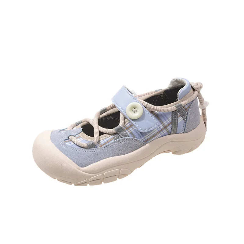 Student big head sports shoes for women all-match 2024 new spring and autumn ugly cute sneakers