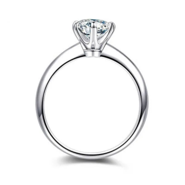 New in 925 Sterling Silver Heart LOVE Zircon Women's Ring Luxury Fine Jewelry Offers News Trends 2023 Jewellery