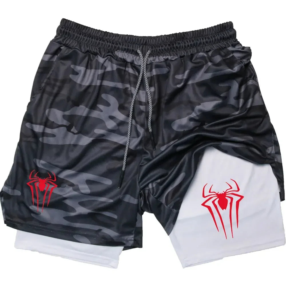 Summer Shorts Fashion And Leisure Comfortable Anime Gym Men And Women Comics Pattern Printing Fitness Trend Running Pants