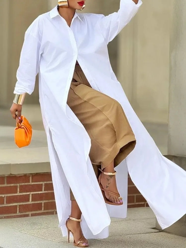 Beautyblue Khaki Women's Pants Wide-leg Capri Pants Summer New Fashion Loose Pocket Elastic Waist Loose Cotton Cropped Trousers
