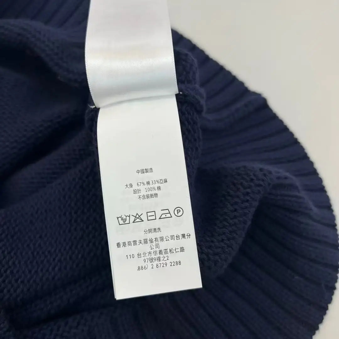 Embroidered Bear Men's Knitted Sweater Pullover 2025 New Autumn/winter Rl Top Coat Luxury Designer High Quality Wool Pullover
