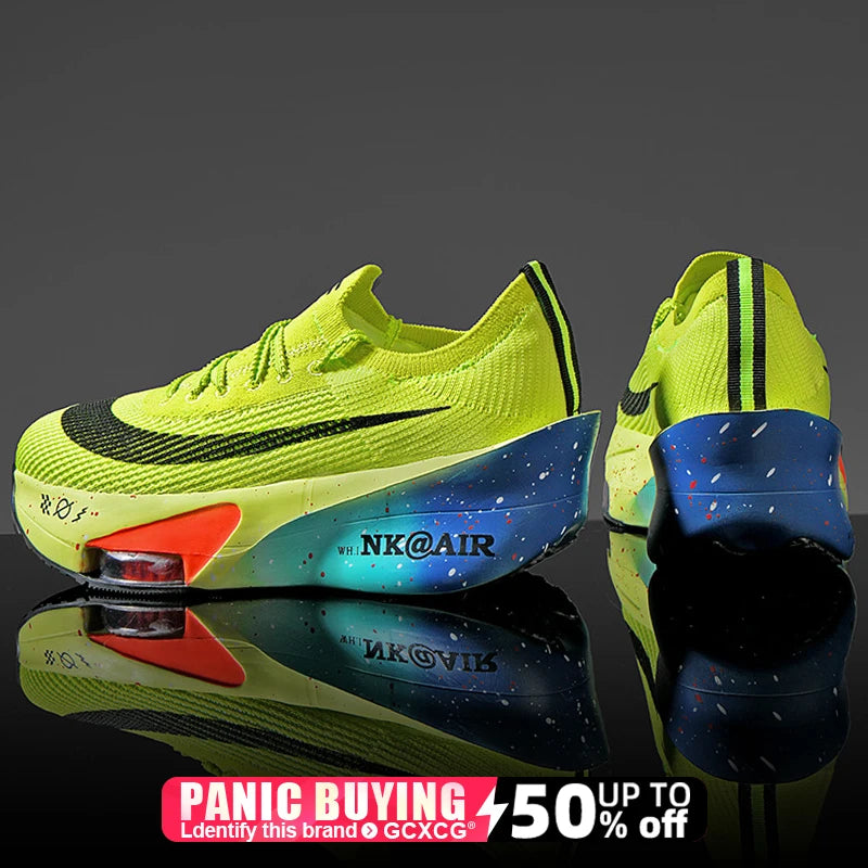 Running Shoes Speciality Air cushion Marathon Men Sports Breathable Lightweight Women's Comfortable Athletic Nonskid Sneakers