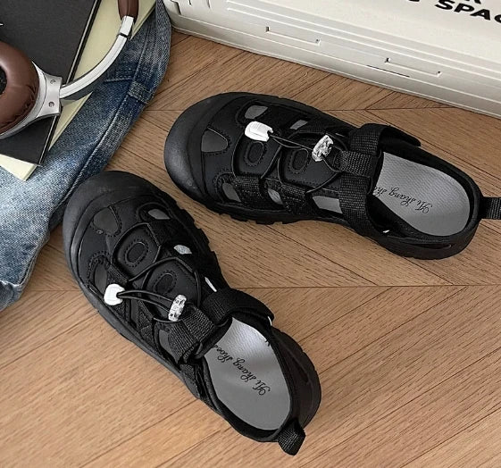 Student big head sports shoes for women all-match 2024 new spring and autumn ugly cute sneakers