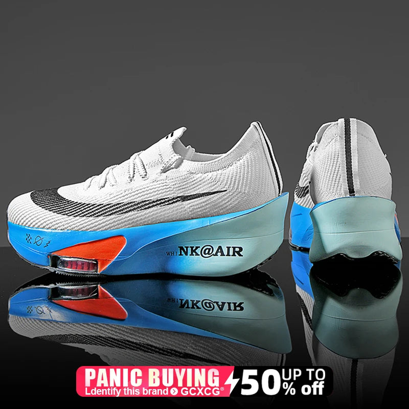Running Shoes Speciality Air cushion Marathon Men Sports Breathable Lightweight Women's Comfortable Athletic Nonskid Sneakers