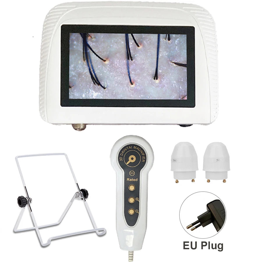 50/200X Charging Scalp Detector Digital Hair Skin Analyzer Microscope For Hair Follicle Testing and Skin Analysis Magnifier NEW