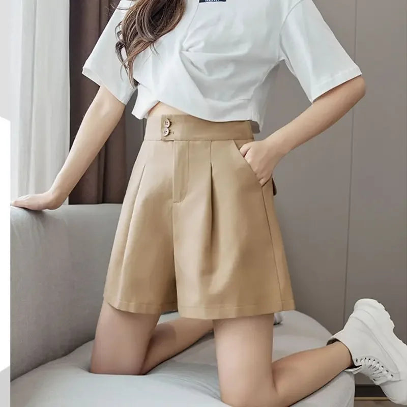 Loose Female Short Pants Jorts Baggy Women's Shorts Outdoor Flowy Casual Luxury Fashion Clothing 2024 Elegant New In To Wear Hot