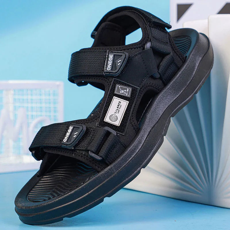 New Wear-Resistant Men's Sandals Casual Business Summer Beach Shoes Thick-Soled Non-Slip Soft-Soled Shoes