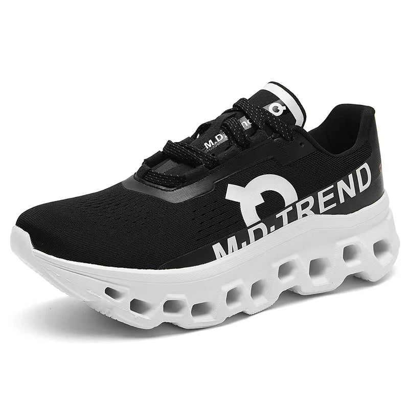 Outdoor Tennis Men Shoes Soft Sole Breathable Casual Sports Shoes Mesh Surface Breathable Cushioned Running Shoes Sneakers