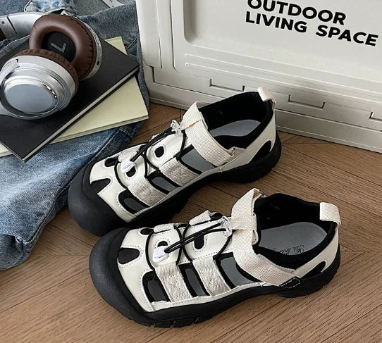 Student big head sports shoes for women all-match 2024 new spring and autumn ugly cute sneakers