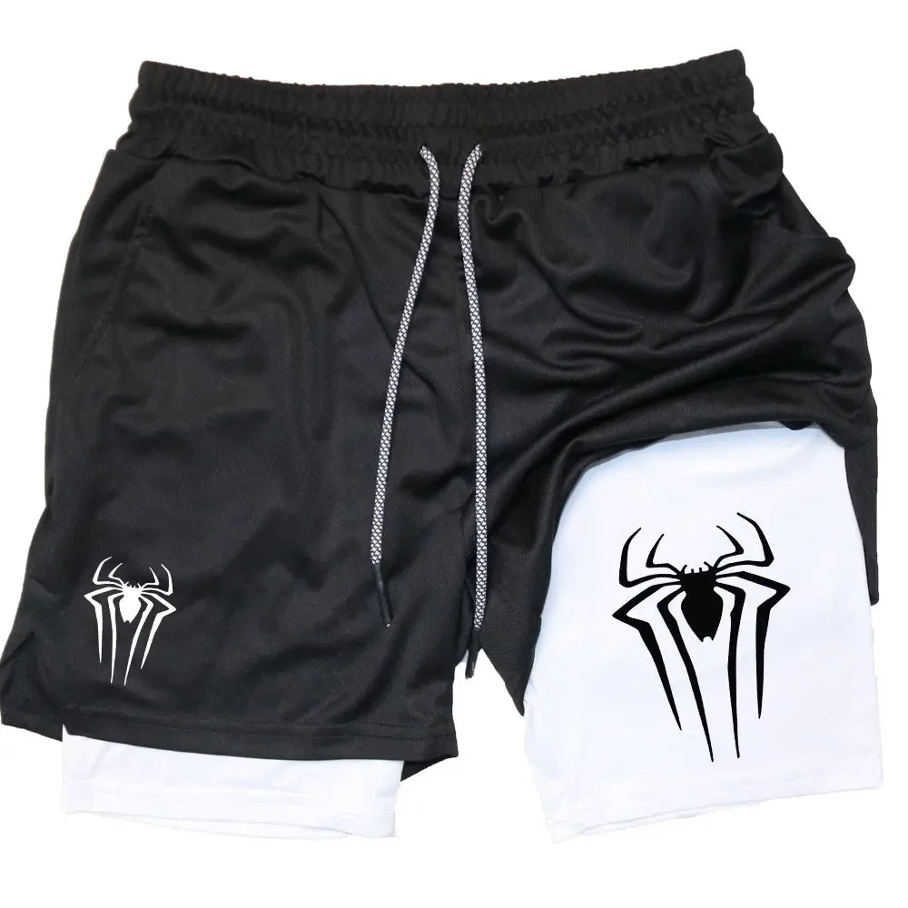 Summer Shorts Fashion And Leisure Comfortable Anime Gym Men And Women Comics Pattern Printing Fitness Trend Running Pants