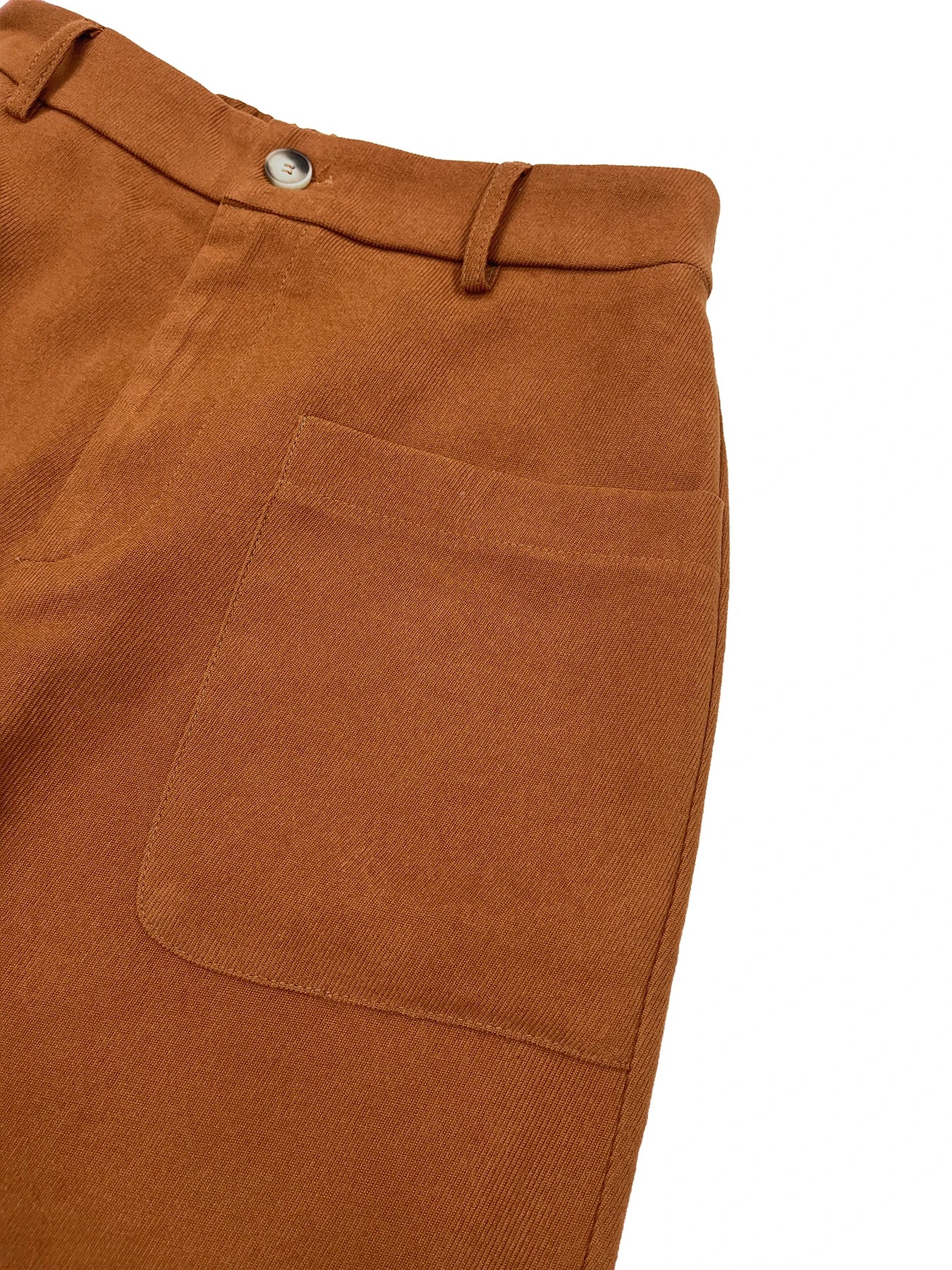 Women's Plain Pocket Button Front Wide Leg Pants, Casual High Waist Trousers for Daily Wear, Ladies Bottoms for All Seasons