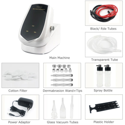 Microdermabrasion Diamond Machine Dermabrasion Facial Peeling Water Spray Exfoliation Face Skin Peel Vacuum Blackhead Removal