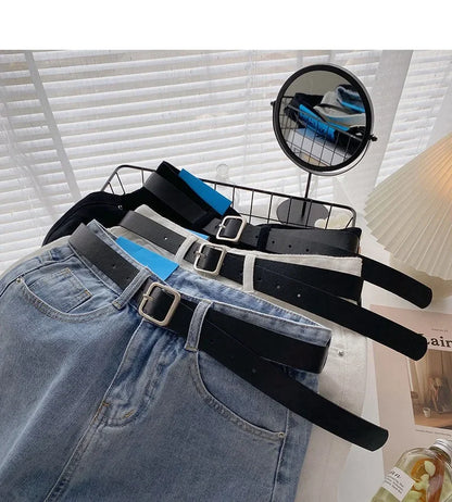 2022 New Spring Summer High-Waisted Slimming A- Line Denim Shorts Women's Loose-Fit Casual Heat Pants Rolled Edge Design