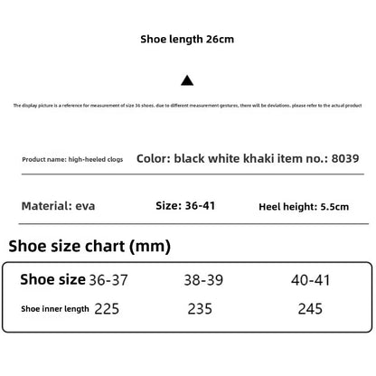 Women Summer 2024 Fashion Wedges EVA Sandals Slippers Chunky Platform Clogs Pull on Non Slip Beach Sandals Thick Bottom114 Shoes