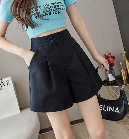Loose Female Short Pants Jorts Baggy Women's Shorts Outdoor Flowy Casual Luxury Fashion Clothing 2024 Elegant New In To Wear Hot