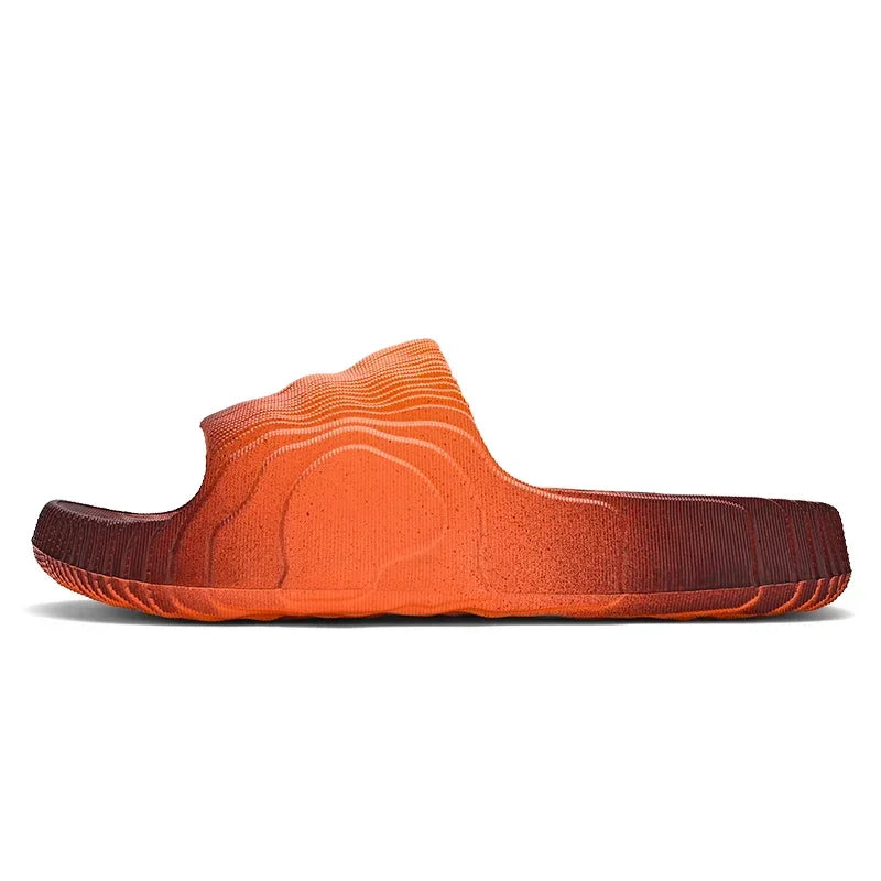 Flip Flop Men's Slide Slipper Man Luxury 2024 Men's Summer Slippers Walk Around Home Male Shoes Sneakers Living Room Slippers
