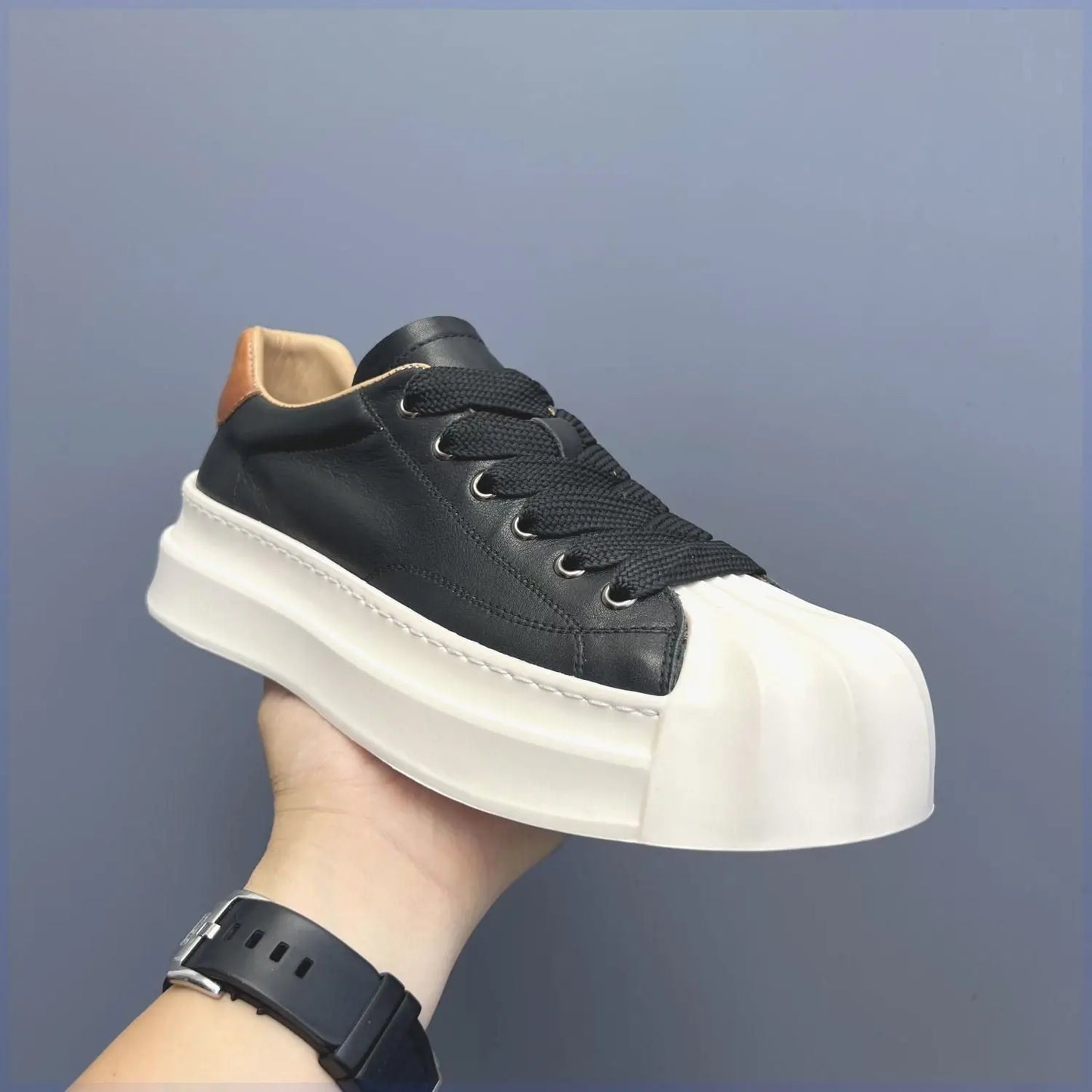 2025 Autumn Thickness All-Match Casual Low-Cut Fashion Shell Toe Men's Sneakers Shoes