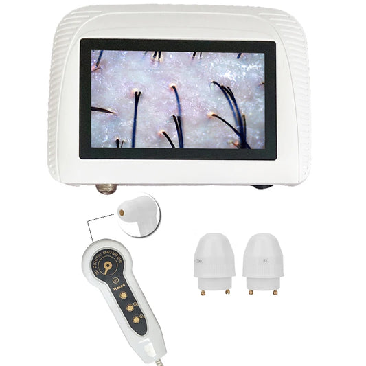 50/200X Charging Scalp Detector Digital Hair Skin Analyzer Microscope For Hair Follicle Testing and Skin Analysis Magnifier NEW