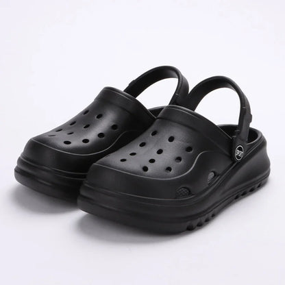 Women Summer 2024 Fashion Wedges EVA Sandals Slippers Chunky Platform Clogs Pull on Non Slip Beach Sandals Thick Bottom114 Shoes