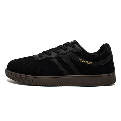 HOBIBEAR Wide Toe Barefoot Shoes Mens Womens Minimalist Fabric Sneaker Lace Up Casual Walking Shoes