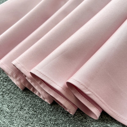 Chic O-Neck Vintage sleeveless Elegant evening dress High Waist Korean Fashion Vestidos  women clothing