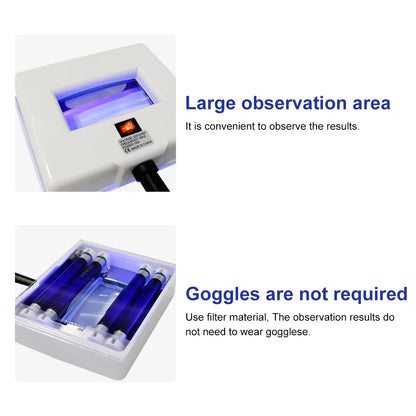 AOKO Wood UV Lamp Skin Appraisal Analyzer Facial Skin Vitiligo Testing Examination Magnifying Machine Greyness Skin Tinea