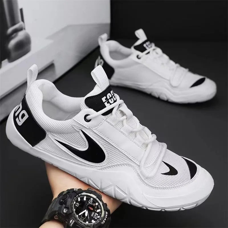 Men's Shoes New Mesh Surface Breathable Lazy Shoes Low Top Thin Casual Shoes Soft Sole Light Sports Shoes