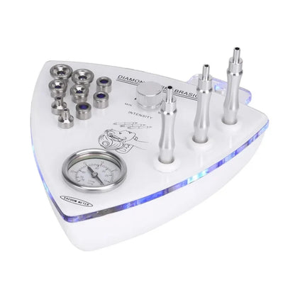 Professional Diamond Microdermabrasion Machine 65-68cmHg Suction 9 Tips Facial Exfoliation Skin Dermabrasion Machine