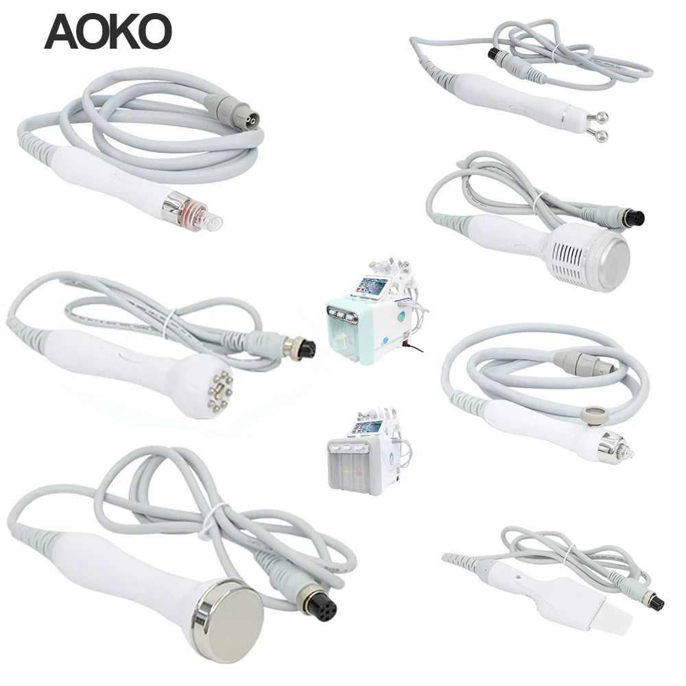 Hydrogen H2O2 Beauty Facial Machine Accessories Ultrasonic Skin Scrubber Pore Cleaner Lifting Facial Clean Probe Replacement