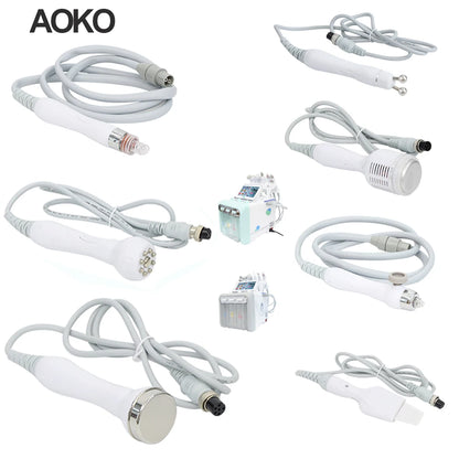 Hydrogen H2O2 Beauty Facial Machine Accessories Ultrasonic Skin Scrubber Pore Cleaner Lifting Facial Clean Probe Replacement