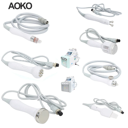 Hydrogen H2O2 Beauty Facial Machine Accessories Ultrasonic Skin Scrubber Pore Cleaner Lifting Facial Clean Probe Replacement