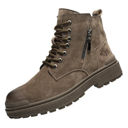Latest 2024 Fashion Pig Skin Anti Scald Welding Shoes Indestructible Steel Toe Cap Nail Proof Men Safety Work Boots Sneakers