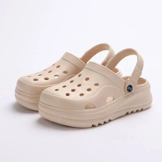 Women Summer 2024 Fashion Wedges EVA Sandals Slippers Chunky Platform Clogs Pull on Non Slip Beach Sandals Thick Bottom114 Shoes