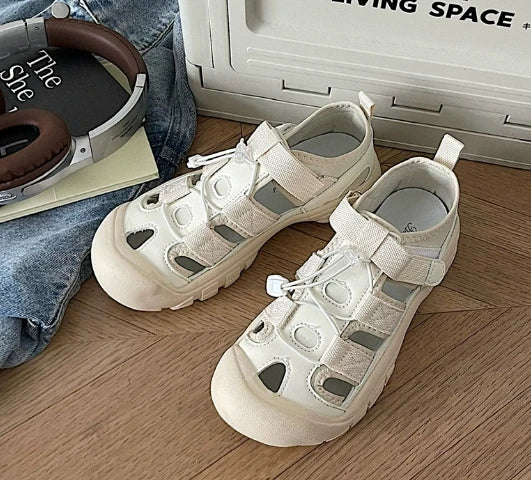 Student big head sports shoes for women all-match 2024 new spring and autumn ugly cute sneakers