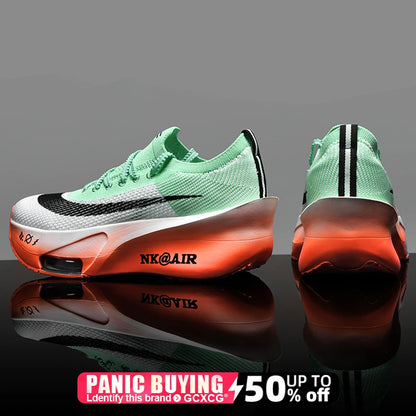 Running Shoes Speciality Air cushion Marathon Men Sports Breathable Lightweight Women's Comfortable Athletic Nonskid Sneakers
